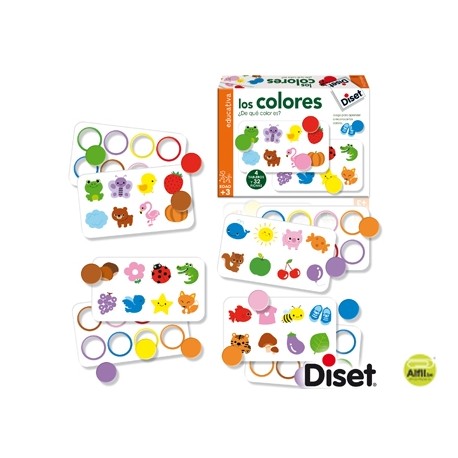 JUEGO DISET DIDACTICO LOS COLORES