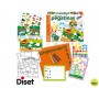 JUEGO DISET DIDACTICO COLOREA CON PEGATINAS