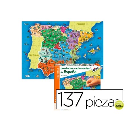 JUEGO DISET DIDACTICO PROVINCIAS DE ESPAÑA