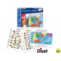 JUEGO DISET DIDACTICO LECTRON GEOGRAFIA DE ESPAÑA