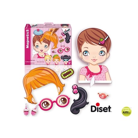 JUEGO DISET DIDACTICO MAGNETICO CAMBIA EL LOOK DE SARA