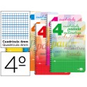 BLOC ESPIRAL LIDERPAPEL CUARTO DREAM TAPA EXTRADURA 80 H 80 GR CUADRICULADO PAUTADO 4 MM CON MARGEN