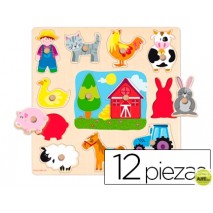 PUZZLE DISET SILUETA GRANJA