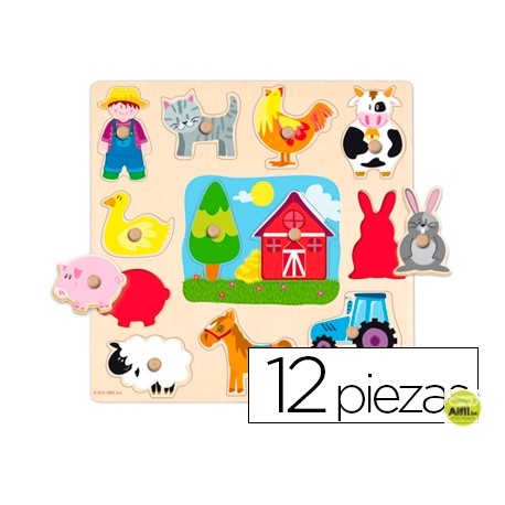 PUZZLE DISET SILUETA GRANJA