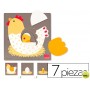 PUZZLE DISET GALLINA