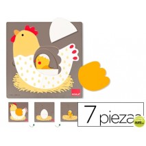 PUZZLE DISET GALLINA