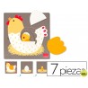 PUZZLE DISET GALLINA