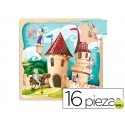 PUZZLE DISET 16 PIEZAS CASTILLO