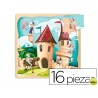 PUZZLE DISET 16 PIEZAS CASTILLO