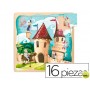 PUZZLE DISET 16 PIEZAS CASTILLO