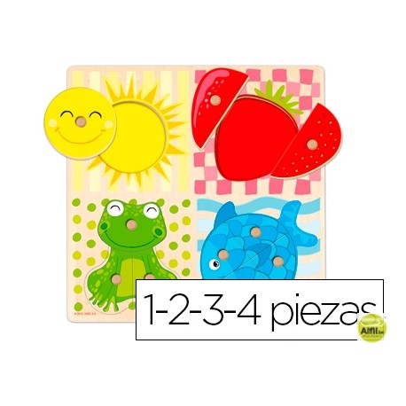PUZZLE DISET 4 COLORES