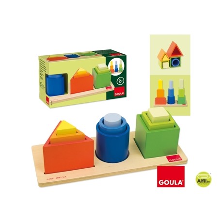 JUEGO DISET DIDACTICO APILABLE FORMAS GEOMETRICAS