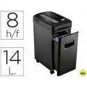 DESTRUCTORA DE DOCUMENTOS Q-CONNECT KF15547 CAPACIDAD DE CORTE 8 H DESTRUYE GRAPAS CLIPS Y TARJETAS