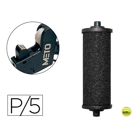 RODILLO ENTINTADOR METO TOVEL PACK DE 5 UNIDADES