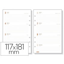 RECAMBIO AGENDA FINOCAM OPEN 500 ANUALIDAD SEMANA VISTA APAISADA 117X181 MM