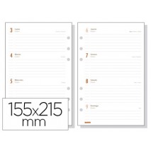 RECAMBIO AGENDA FINOCAM OPEN 1000 ANUALIDAD SEMANA VISTA APAISADA 155X215 MM