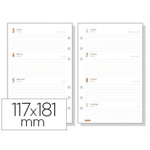 RECAMBIO AGENDA FINOCAM OPEN 500 ANUALIDAD SEMANA VISTA APAISADA 117X181 MM CATALAN