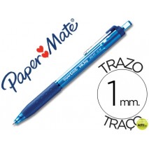 BOLIGRAFO PAPER MATE INKJOY 300 RT PUNTA MEDIA TRAZO 1MM RETRACTIL CLIPS METALICO SUJECION CAUCHO CO