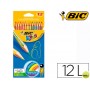 LAPICES DE COLORES BIC TROPICOLORS ESTUCHE DE 12 COLORES SURTIDOS