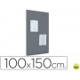 PIZARRA ROCADA MAGNETICA NEGRA CON SISTEMA SKI WHITEBOARD 100X150 CM