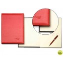 LIBRO DE FIRMAS AUTOGRAPH 6876 TAPA ACOLCHADA ROJO 305X210 MM
