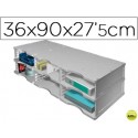 ARCHIVADOR MODULAR ARCHIVODOC TRIO JUMBO CON 6 CASILLAS 360X900X275 MM