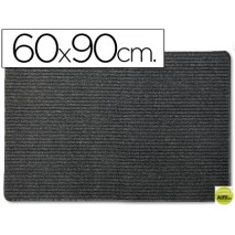 ALFOMBRA 3M POLIPROPILENO COLOR NEGRO 60X90 CM