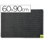 ALFOMBRA 3M POLIPROPILENO COLOR NEGRO 60X90 CM
