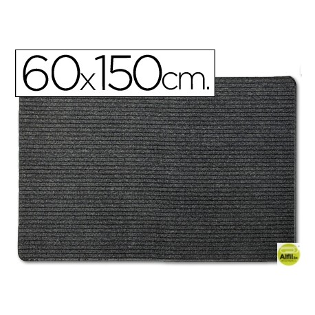ALFOMBRA 3M POLIPROPILENO COLOR NEGRO 60X150 CM