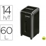 DESTRUCTORA DE DOCUMENTOS FELLOWES 225MI CAPACIDAD DE CORTE 14 HOJAS DESTRUYE GRAPAS CLIPS TARJETAS