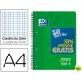 BLOC ESPIRAL OXFORD TAPA PLASTICO OPTIK PAPER MICROPERFORADO DIN A4 120 HOJAS + 50% CON 3 SEPARADORE