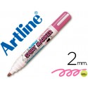 ROTULADOR ARTLINE CAMISETA EKT-2 ROSA FLUORESCENTE PUNTA REDONDA 2 MM PARA USO EN CAMISETAS