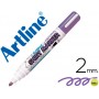 ROTULADOR ARTLINE CAMISETA EKT-2 VIOLETA FLUORESCENTE PUNTA REDONDA 2 MM PARA USO EN CAMISETAS