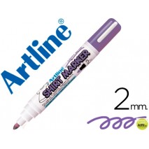 ROTULADOR ARTLINE CAMISETA EKT-2 VIOLETA FLUORESCENTE PUNTA REDONDA 2 MM PARA USO EN CAMISETAS