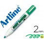 ROTULADOR ARTLINE CAMISETA EKT-2 VERDE FLUORESCENTE PUNTA REDONDA 2 MM PARA USO EN CAMISETAS