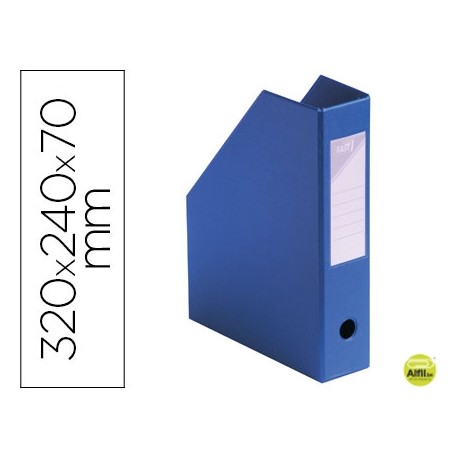 REVISTERO FAST-PAPERFLOW PVC ULTRA RESISTENTE COLOR AZUL 32X24X7 CM
