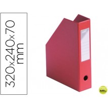 REVISTERO FAST-PAPERFLOW PVC ULTRA RESISTENTE COLOR ROJO 32X24X7 CM