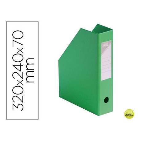 REVISTERO FAST-PAPERFLOW PVC ULTRA RESISTENTE COLOR VERDE 32X24X7 CM