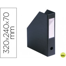 REVISTERO FAST-PAPERFLOW PVC ULTRA RESISTENTE COLOR NEGRO 32X24X7 CM