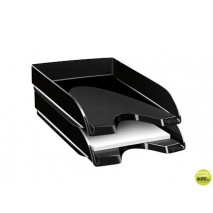 BANDEJA SOBREMESA CEP PLASTICO NEGRA 351X260X69 MM