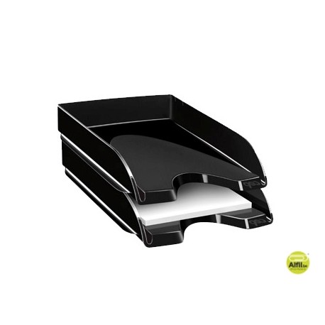 BANDEJA SOBREMESA CEP PLASTICO NEGRA 351X260X69 MM