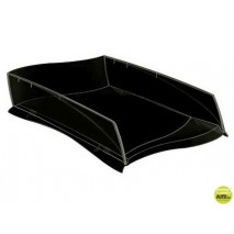 BANDEJA SOBREMESA CEP ISIS PLASTICO NEGRA 380X275X82 MM