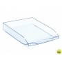 BANDEJA SOBREMESA CEP CONFORT PLASTICO TRANSPARENTE CELESTE 370X270X61 MM