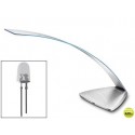 LAMPARA DE OFICINA CEP ICE BLUE DE ALUMINIO Y ACERO CON BASE