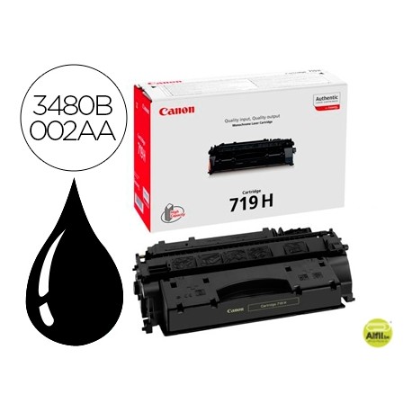TONER CANON CRG 719H 6,5 K NEGRO LASER 6400 PAG