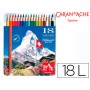 LAPICES DE COLORES PRISMALO ACUARELABLES CAJA METALICA DE 18 COLORES SURTIDOS