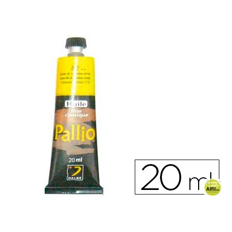 PINTURA OLEO PALLIO AMARILLO PRIMARIO 116 TUBO DE 20 ML