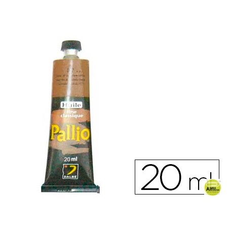 PINTURA OLEO PALLIO TIERRA SIENA TOSTADA 278 TUBO DE 20ML