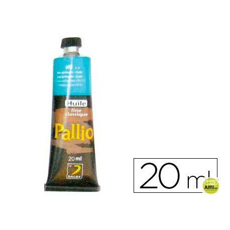 PINTURA OLEO PALLIO AZUL CYAN 400 TUBO DE 20 ML