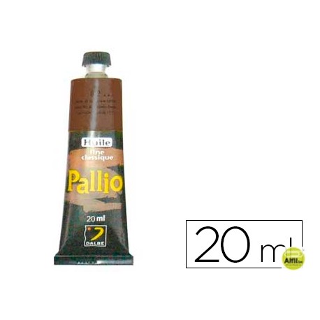 PINTURA OLEO PALLIO TIERRA SOMBRA NATURAL 493 TUBO DE 20 ML